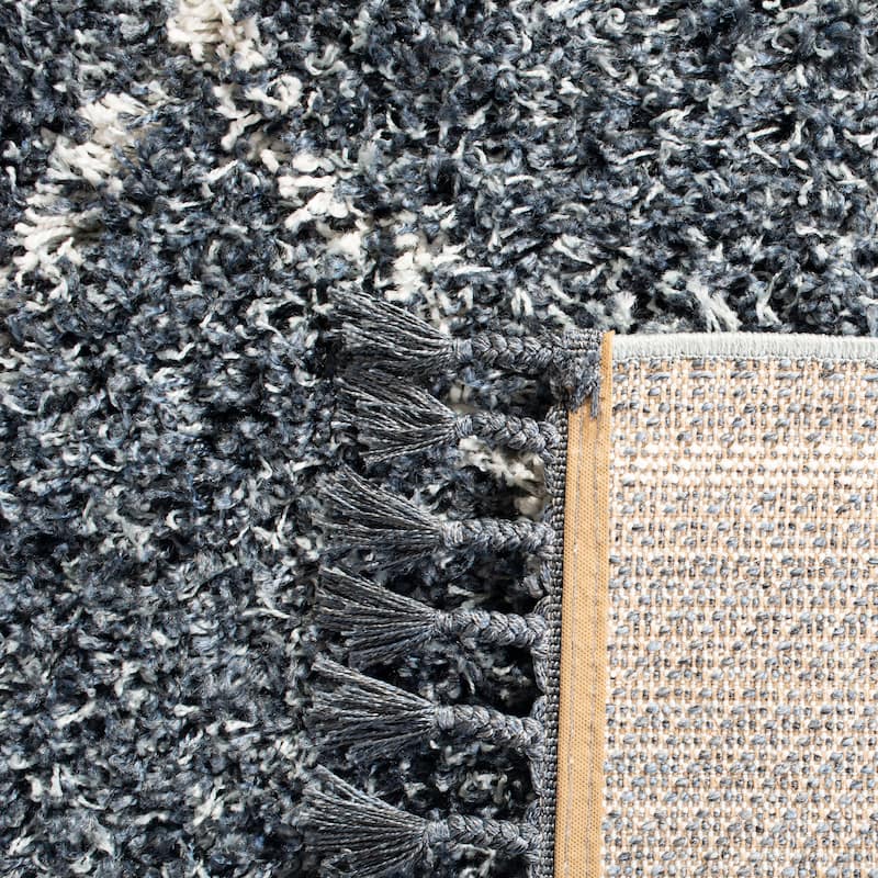 SAFAVIEH Pro Luxe Shag Yuna Moroccan Tassel 2.4-inch Thick
