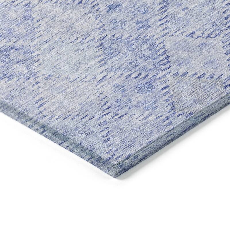 Machine Washable Indoor/ Outdoor Boho Modern Chantille Rug