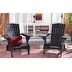 preview thumbnail 3 of 32, SAFAVIEH Outdoor Breetel Adirondack Chair (Set of 2) Grey Wash (Set of 2) - 34"W x 34"D x 34"H