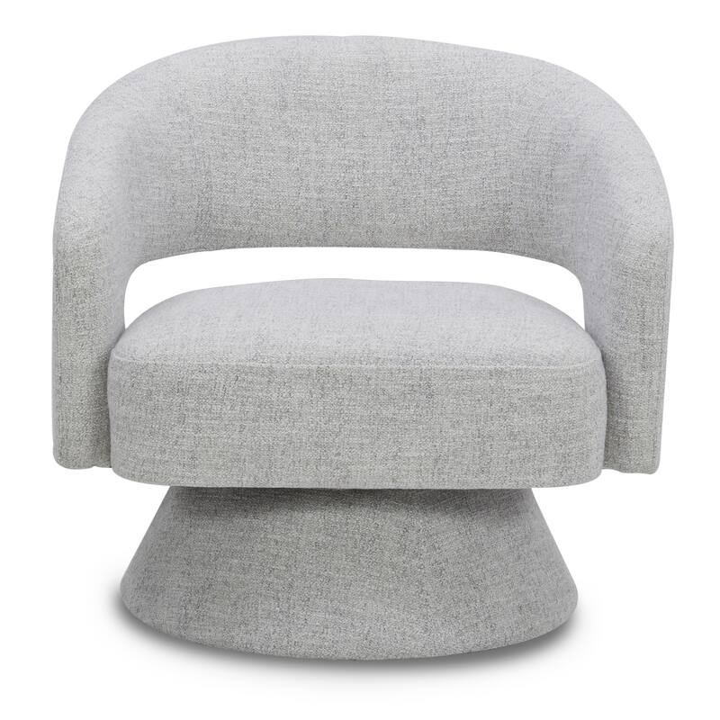 Spruce & Spring Jamie Swivel Fabric Accent Chair