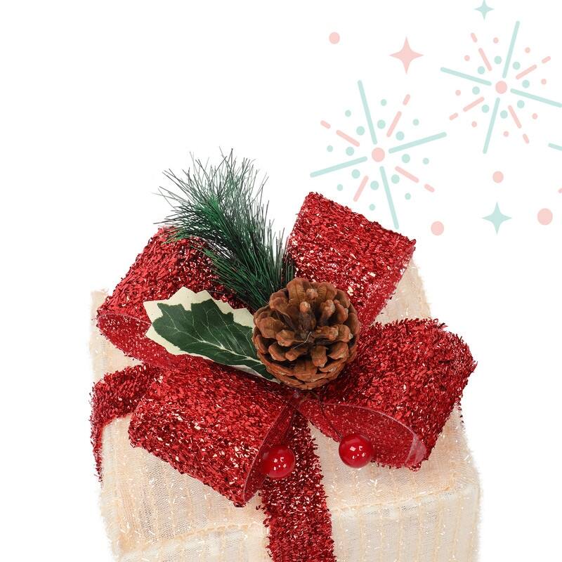 Christmas Lighted Gift Box