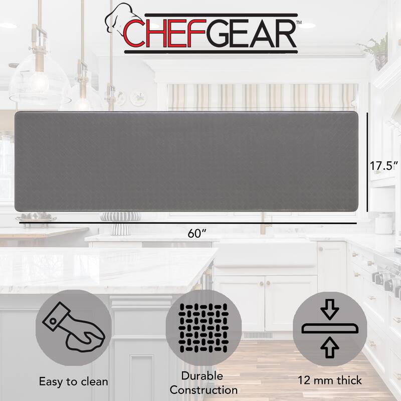 Chef Gear Playa Basketweave Anti-Fatigue Kitchen Wellness Mats