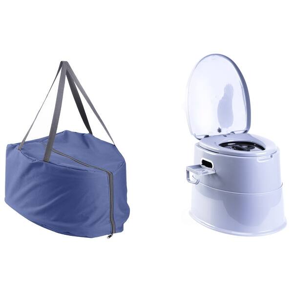 Flyhome Camping Portable Toilet Folding Travel Toilet With 12 Cleaning
