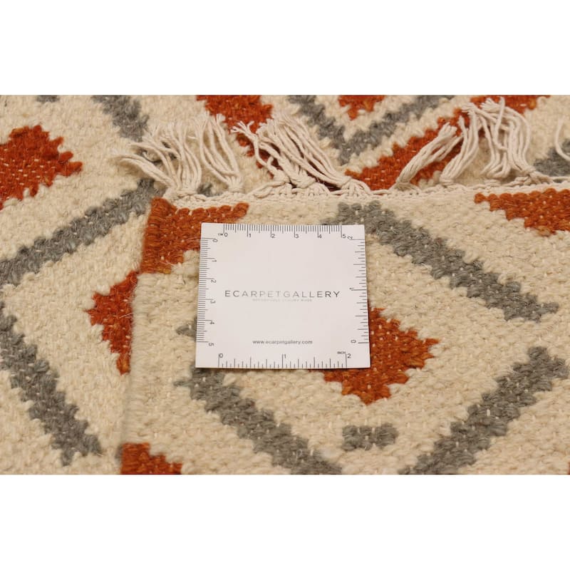 Ankara FW Cream Kilim 5'5" x 7'9" - 5'5 x 7'9