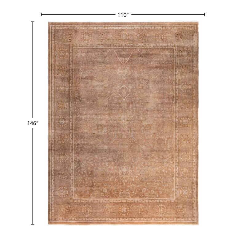 Overdyed One-of-a-Kind Hand-Knotted Area Rug - Beige - 9' 2" x 12' 2"