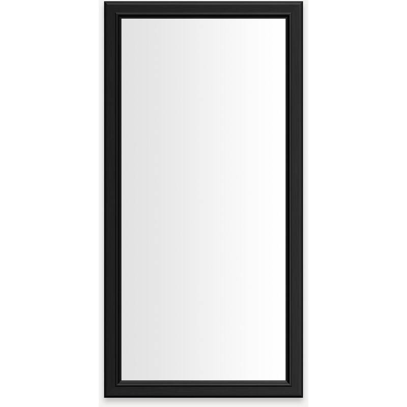 Robern D2C2040D4BMSC Main Line 19-1/4" x 39-3/8" Framed Single Door - Brushed Black - Anthracite Finish