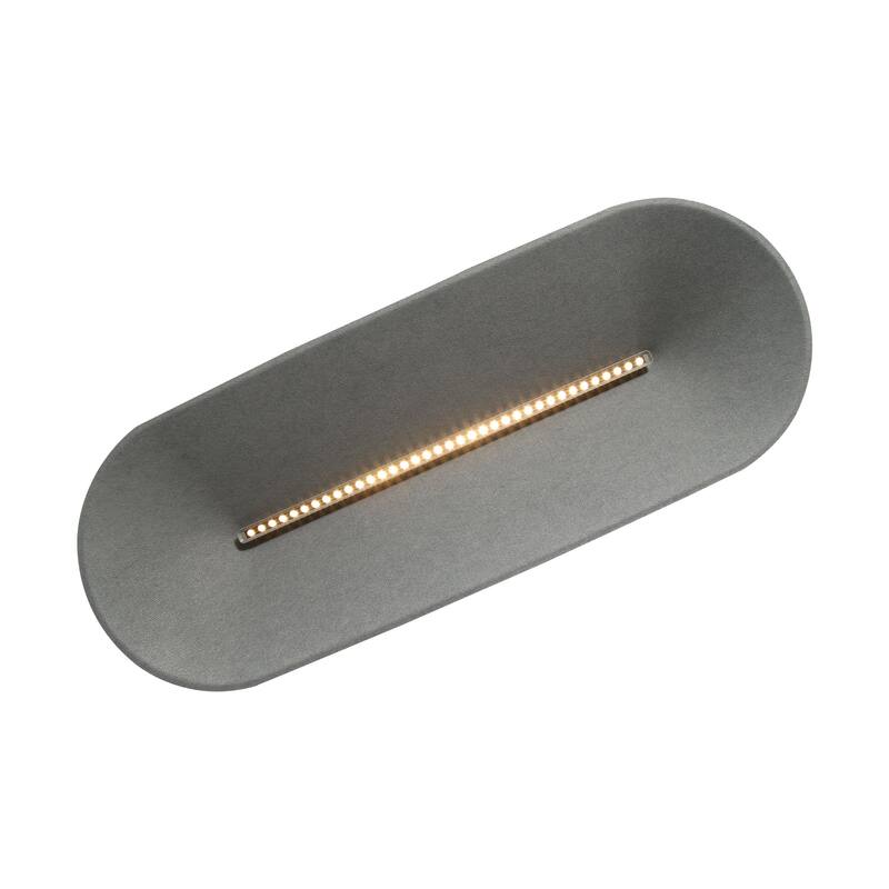 Golden Lighting Faroe Integrated LED Island Light in Flecked Black/Grey - Black