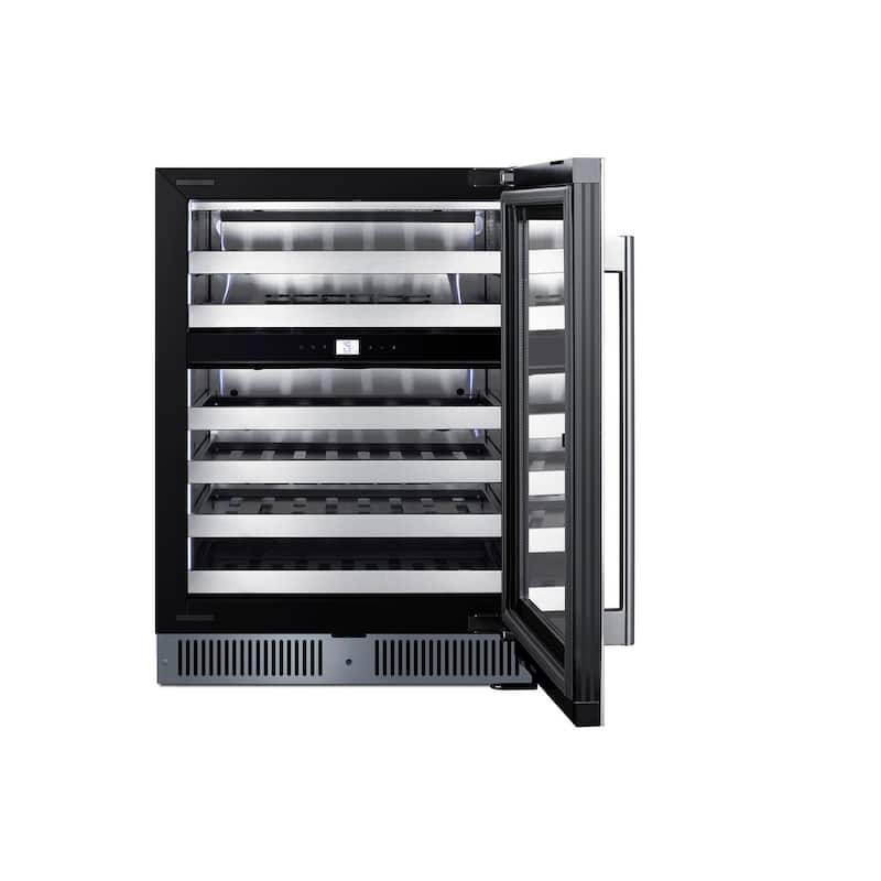 Summit CL244WC2 24" Wide 48 Bottle Capacity Built-In Wine Cooler with