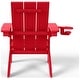 preview thumbnail 6 of 68, Shoreside Kids Outdoor Poly Adirondack Chair with Cup Holder (Set of 2)