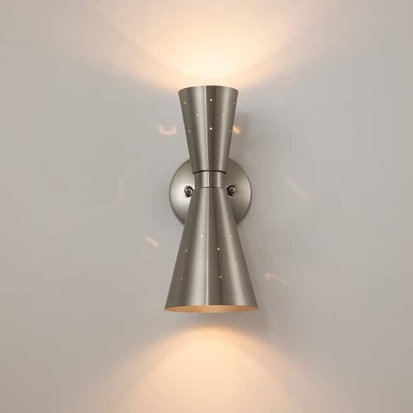 Tilt Cone Double Articulated Wall Sconce by Cedar & Moss | Fine Artisan Lighting