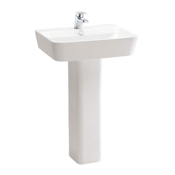 Shop Bissonnet 27000 27430 Emma 21 7 10 Pedestal Sink With