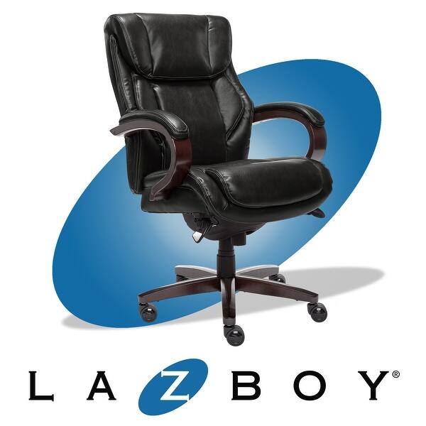 Shop La Z Boy Bellamy Executive Office Chair On Sale Overstock 22726745 Black