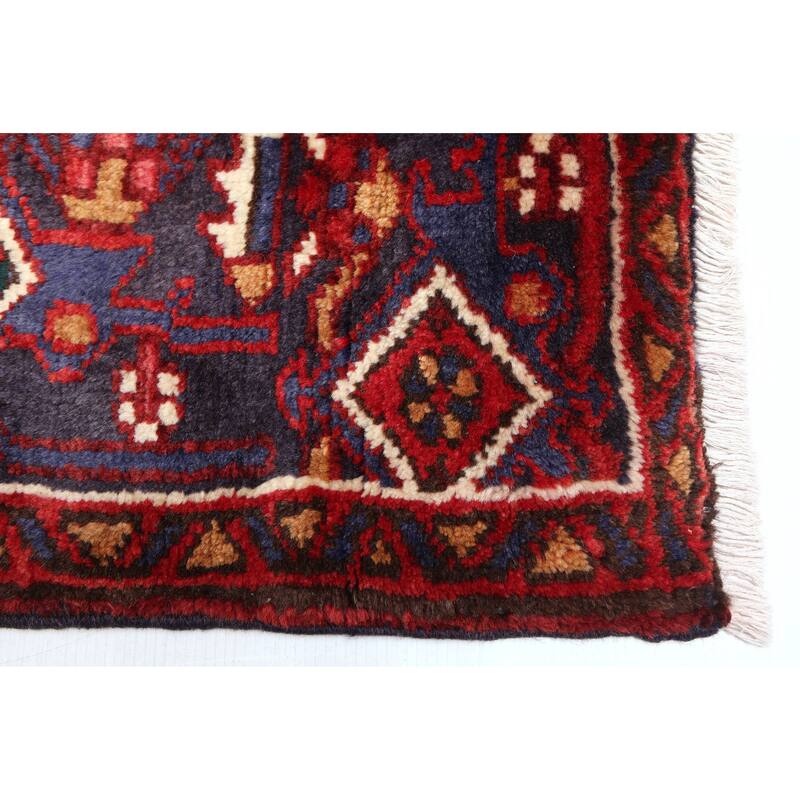 ECARPETGALLERY Hand-knotted Sarabi Burgundy Wool Rug - 7'9 x 10'8