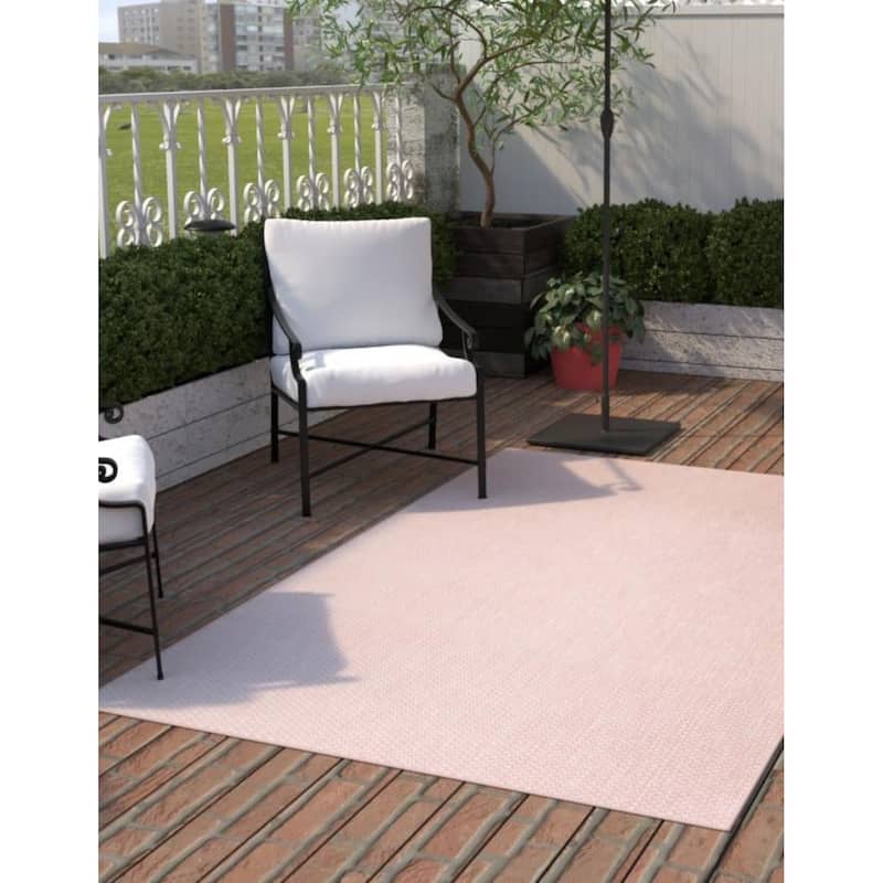 Outdoor Amsterdam Collection Area Rug - Whisper Pink - 2'2"x3'1"