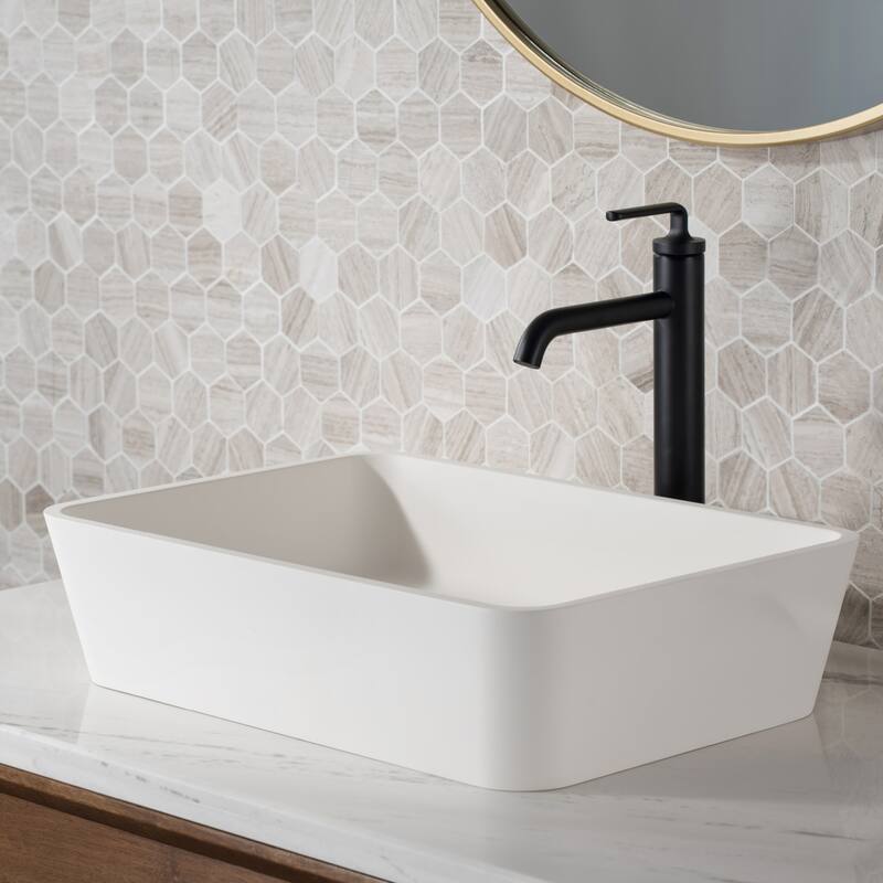 Kraus Pack of (2) Ramus 1.2 GPM Vessel Single Hole Bathroom Faucet