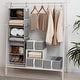 preview thumbnail 4 of 8, 6 Tiers Hanging Organizer with Drawers, Foldable Hanging Closet Shelves for Clothes, Shoe, Toys & Purse