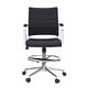 preview thumbnail 24 of 38, Office Chair With Arms Stools For Counter Height Bar Office Wheels PU Leather Rest Tilt Swivel Work Office Standing Desk
