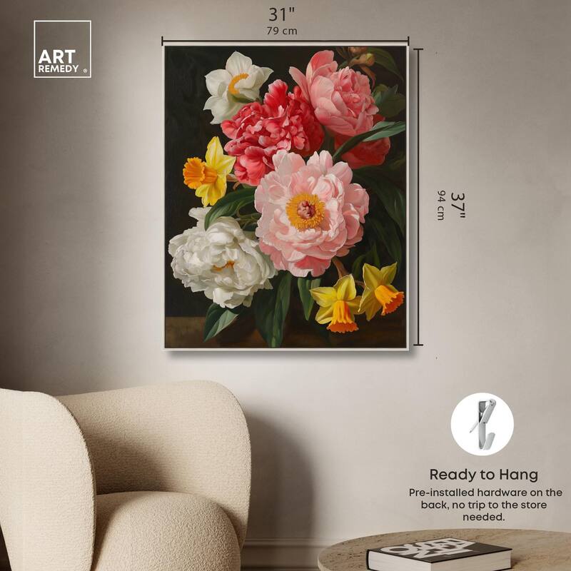 Garden's Glory Canvas by Art Remedy