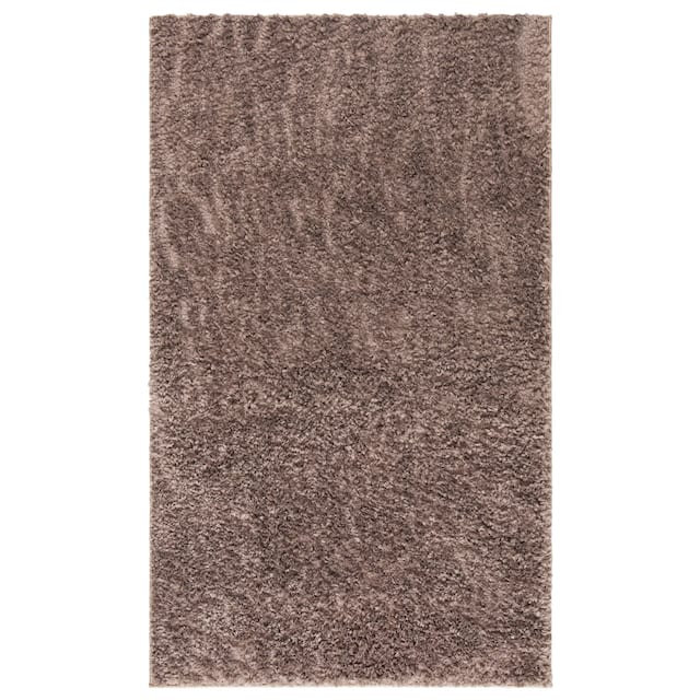 SAFAVIEH August Shag Solid 1.2-inch Thick Area Rug - 2'3" x 4' - Taupe