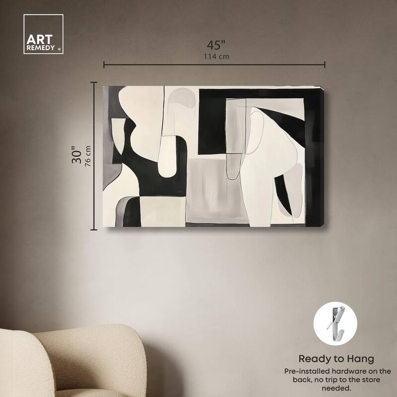 Shadow Play I Canvas by Art Remedy, Gallery Wrapped