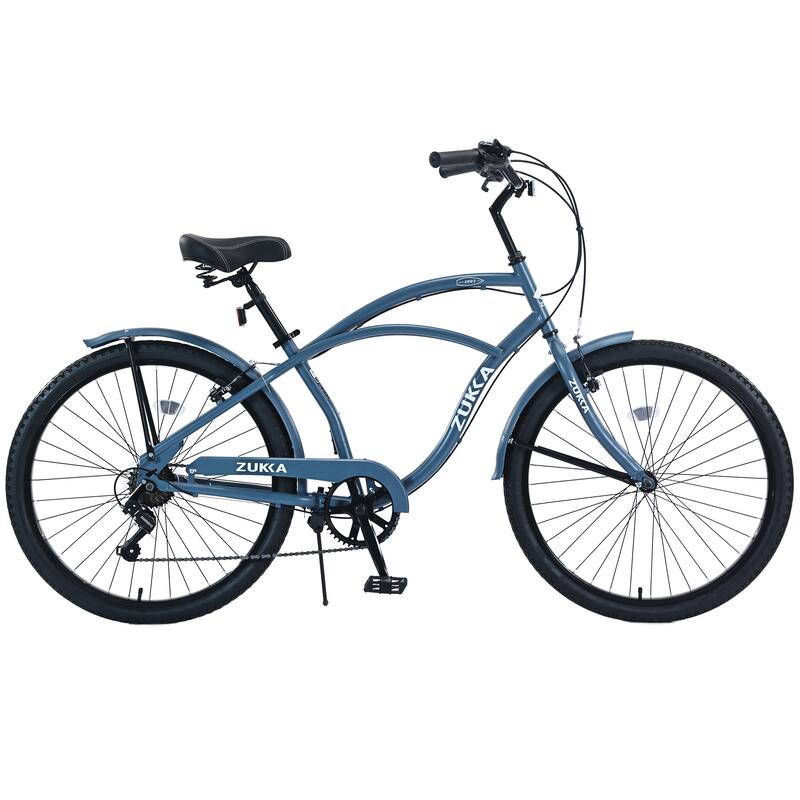 Beach Cruiser - 7 Speeds, 26-Inch, Multiple Colors - 26
