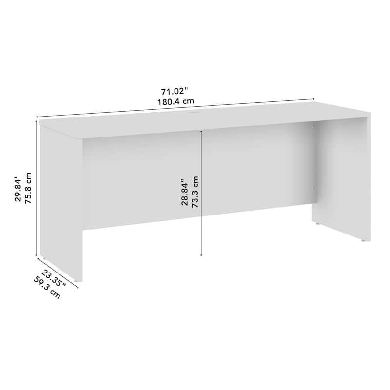 Studio C Laminate Credenza Desk by Bush Business Furniture