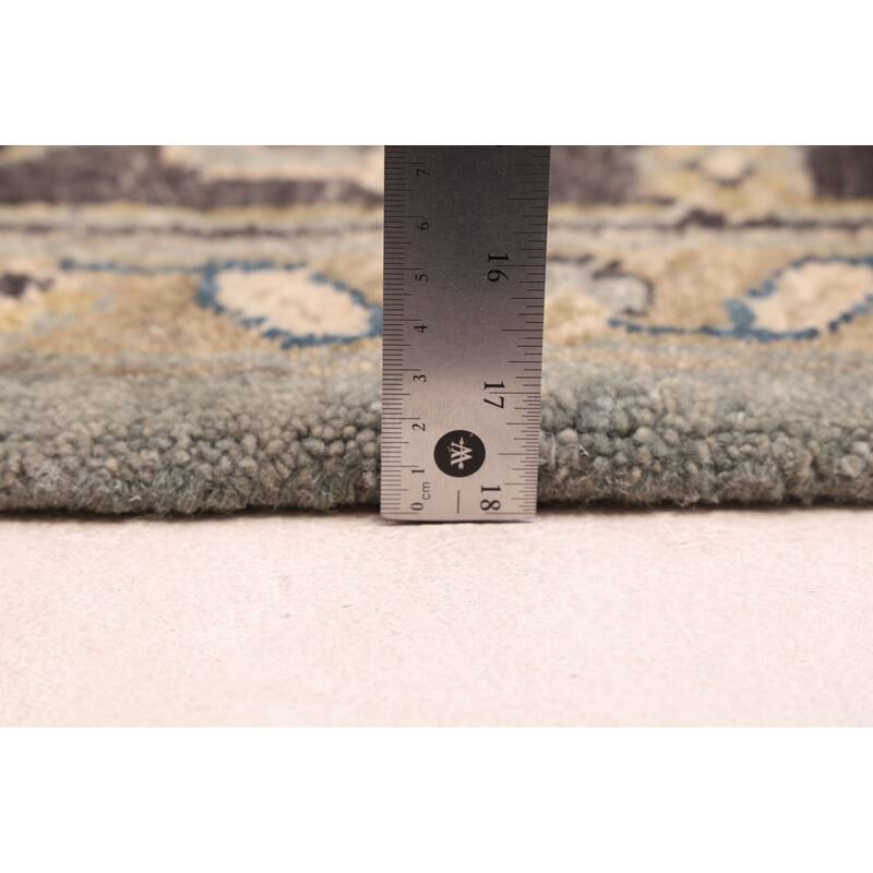 ECARPETGALLERY Hand-knotted Finest Agra Jaipur Teal Wool Rug - 8'7 x 11'2