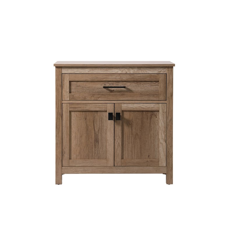 Indigo Home 30 Inch Bathroom Storage Freestanding Cabinet - 30 x 16