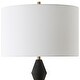 preview thumbnail 5 of 6, Uttermost Threefold Black Stone Table Lamp - 29.75'' H X 16'' W X 16'' D