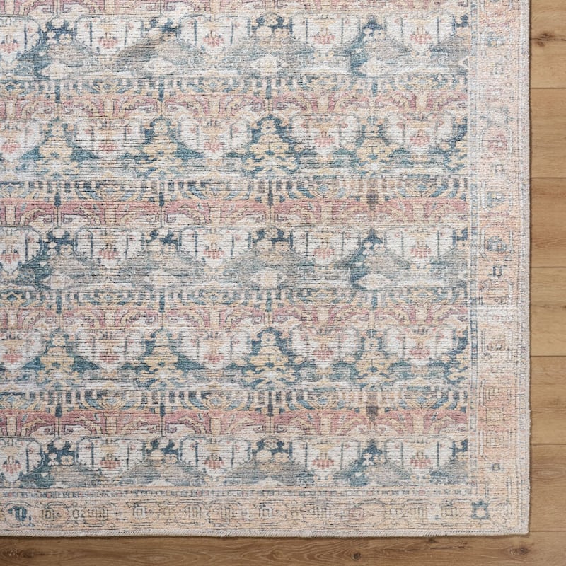 Livabliss Vinny Traditional Washable Area Rug
