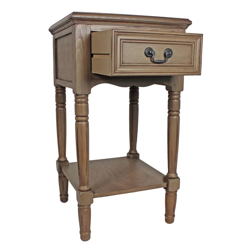 Casa Cortes Antiqued Solid Wood Night Stand