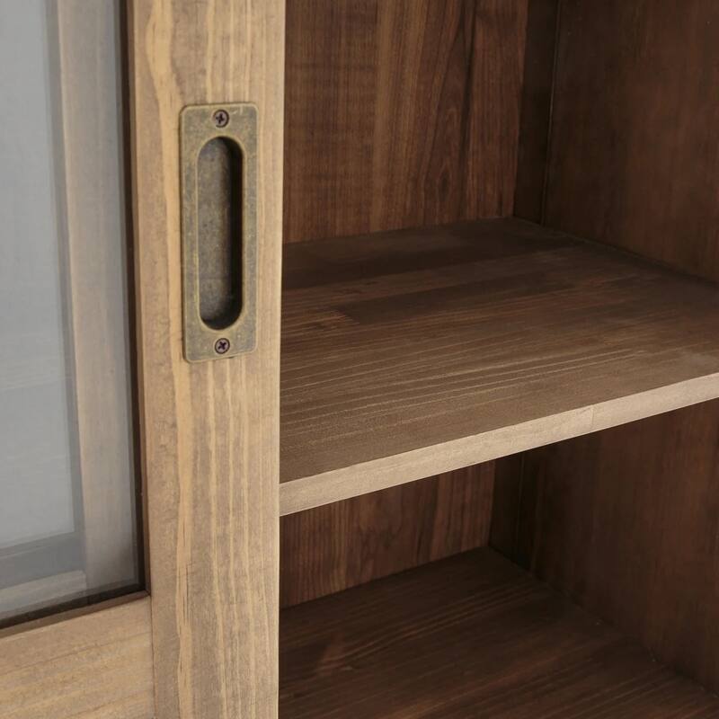 Lunja Kitchen Cabinets with 2 Sliding Doors - N/A