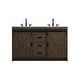 preview thumbnail 1 of 114, Everett Double Bathroom Vanity Expresso - 54"