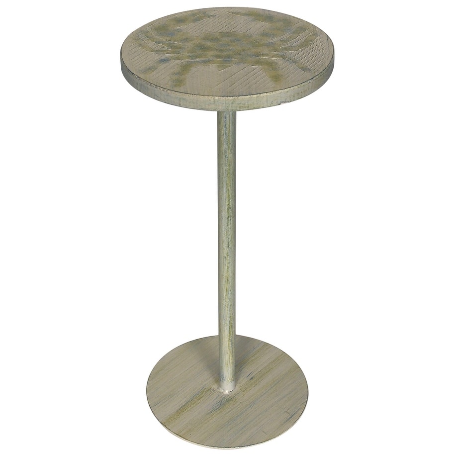 Small Coastal Round Drink Table