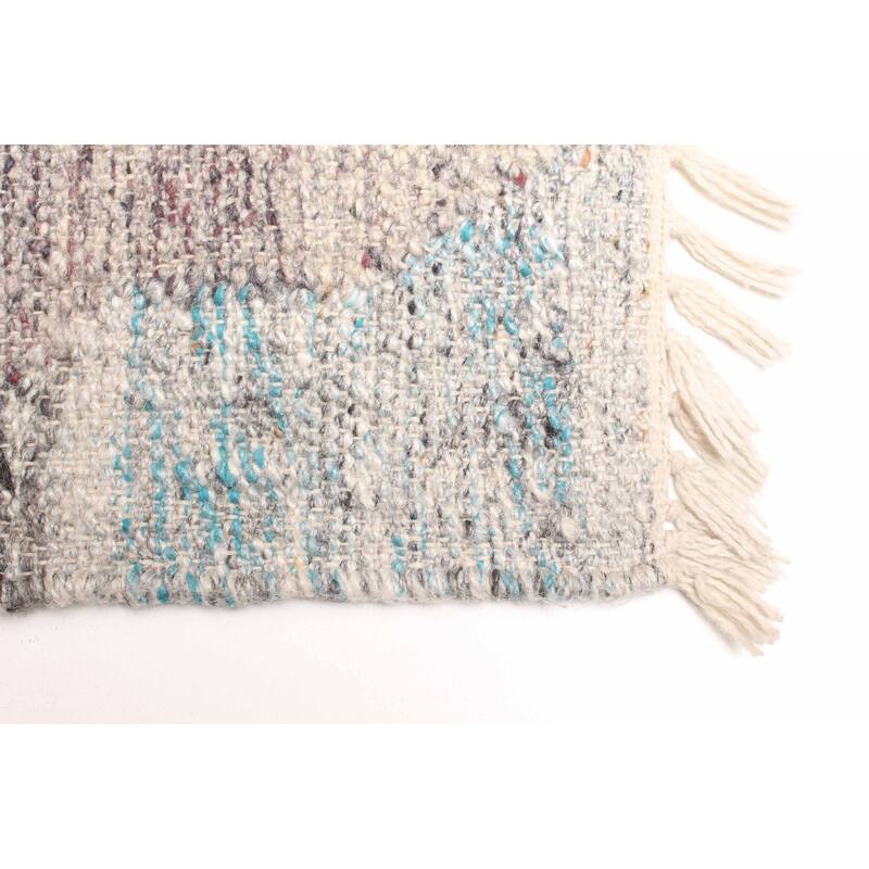 ECARPETGALLERY Flat-Weave Ankara FW Taupe Wool Kilim - 5'6 x 7'3