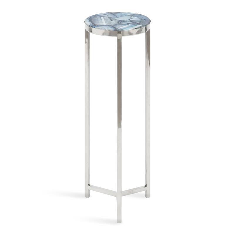 Kate and Laurel Aguilar Glam Drink Table - 9x9x23