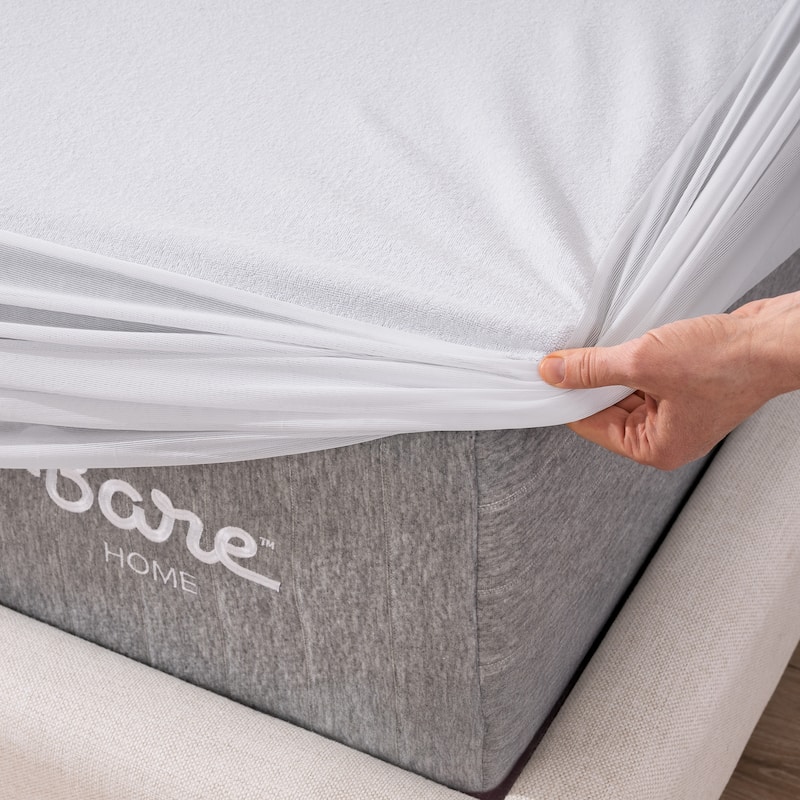 Bare Home Waterproof Breathable Cotton Mattress Protector