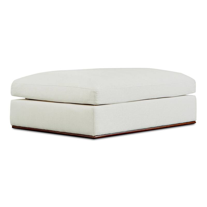 NADAAL STUDIOS Rio,Ottoman With Rubber Wood Base