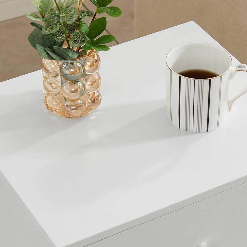 VECELO Modern 1-Drawer Wood Nightstands