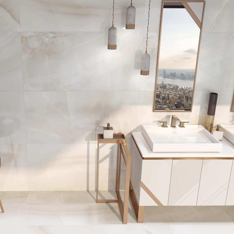The Tile Life Montague 24x48 Onice Porcelain Floor & Wall Tile