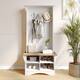 Option Weathered Natural Seat/Warm White Frame