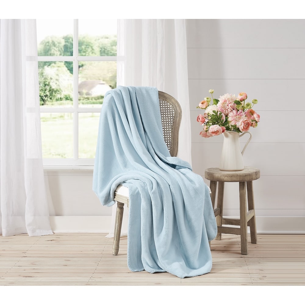 The Farmhouse by Rachel Ashwell Printed and Solid Throw