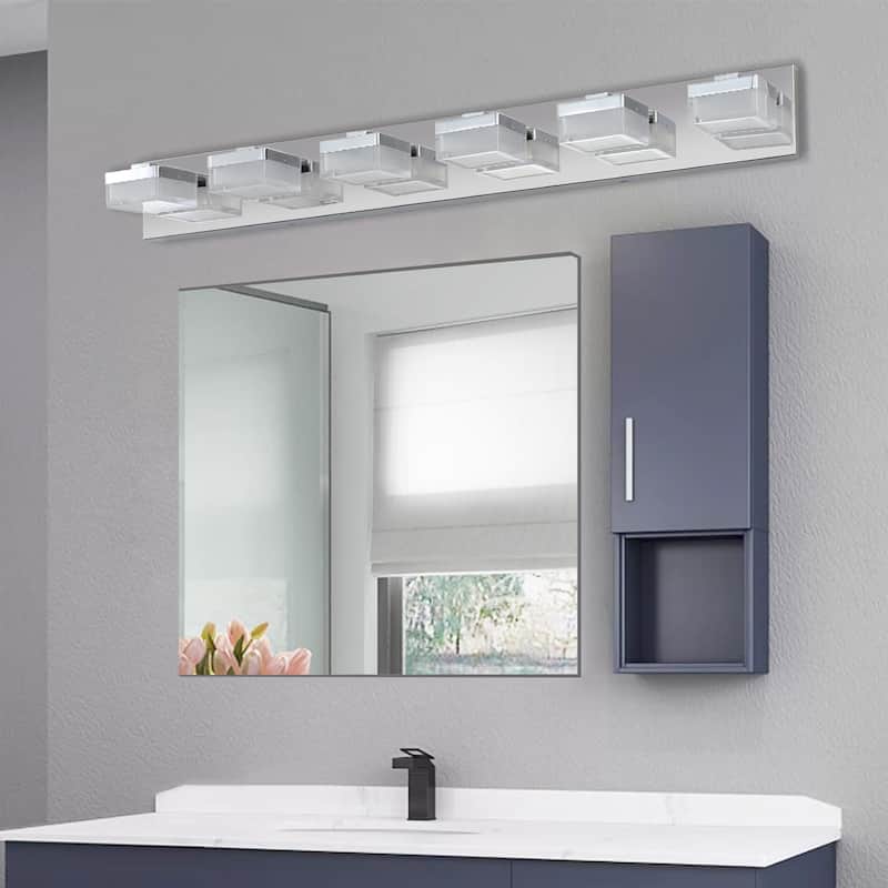 Modern 6-Light LED Vanity Mirror Light Fixture For Bathrooms And Makeup Tables
