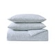 preview thumbnail 9 of 9, Tommy Bahama Koya Bay Blue Cotton Reversible Duvet Cover Set