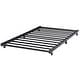 preview thumbnail 22 of 42, VECELO Metal Twin Size Daybed with Antique Graceful Lines, Daybed with Trundle, Black&White