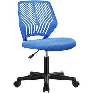Yaheetech Adjustable Armless Office Chair Swivel Computer Study Chair