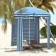 preview thumbnail 10 of 20, 5.8' x 5.8' Cabana Umbrella with Walls,Vents,Carry Bag,Beach Umbrella