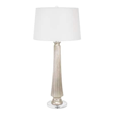 Squire Table Lamp with Linen Lamp Shade