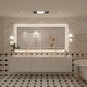 preview thumbnail 70 of 161, Large LED Bathroom mirror Tempered Glass Dimmable Anti-Fog Vanity Mirror