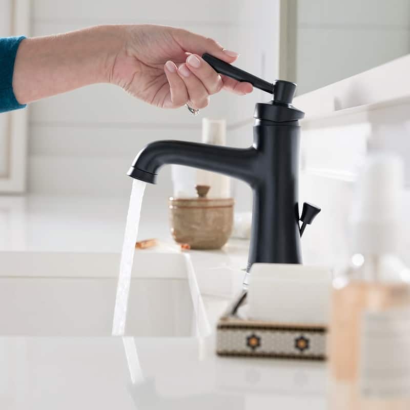 Hansgrohe Joleena 1.2 GPM Deck Mounted Bathroom Faucet with Pop-Up
